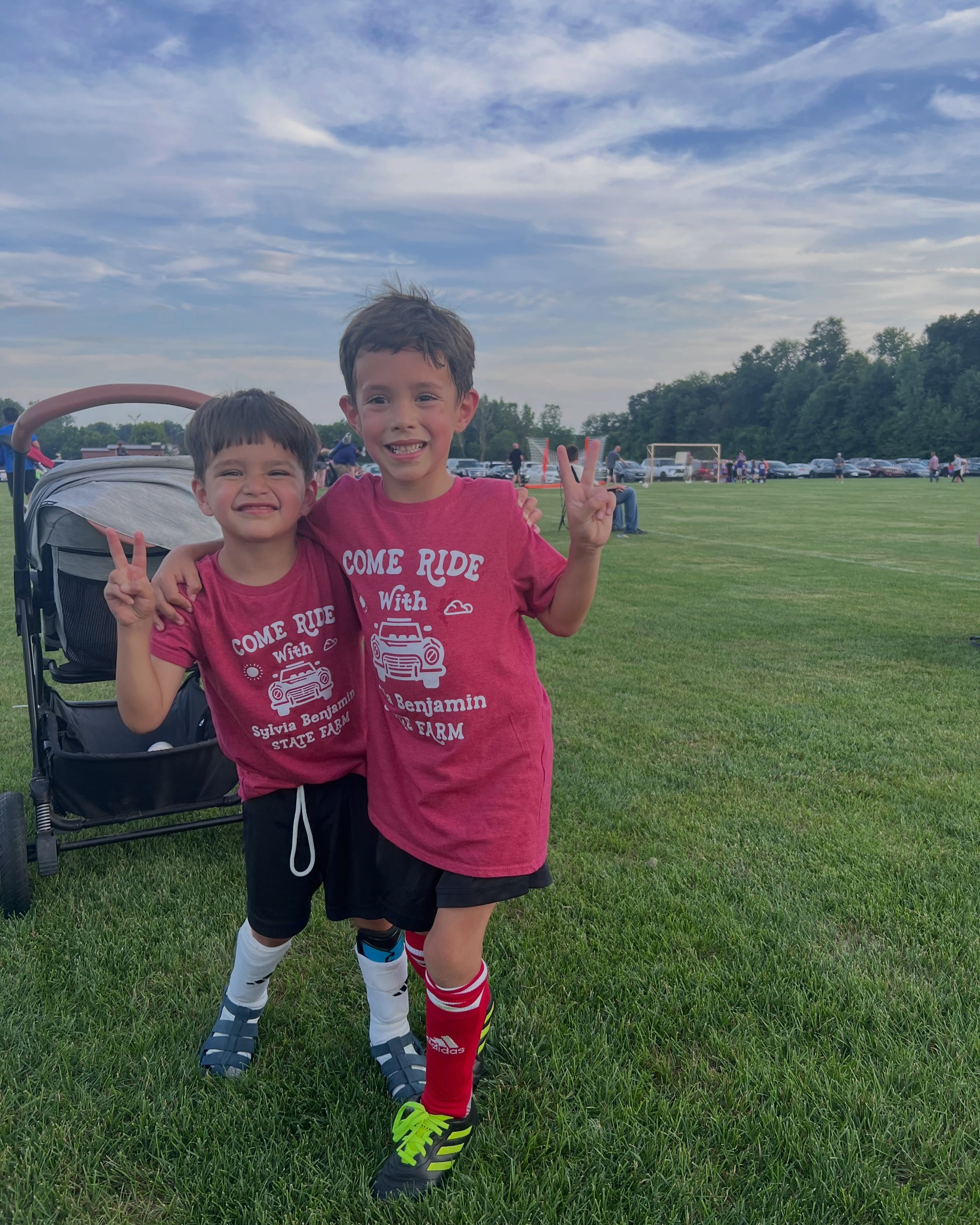 Soccer season is even more fun when these boys are out on the field and riding with State Farm Sylvia. We love cheering them on and being part of the community every step of the way.