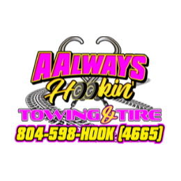 AAlways Hookin' Towing & Tire Logo