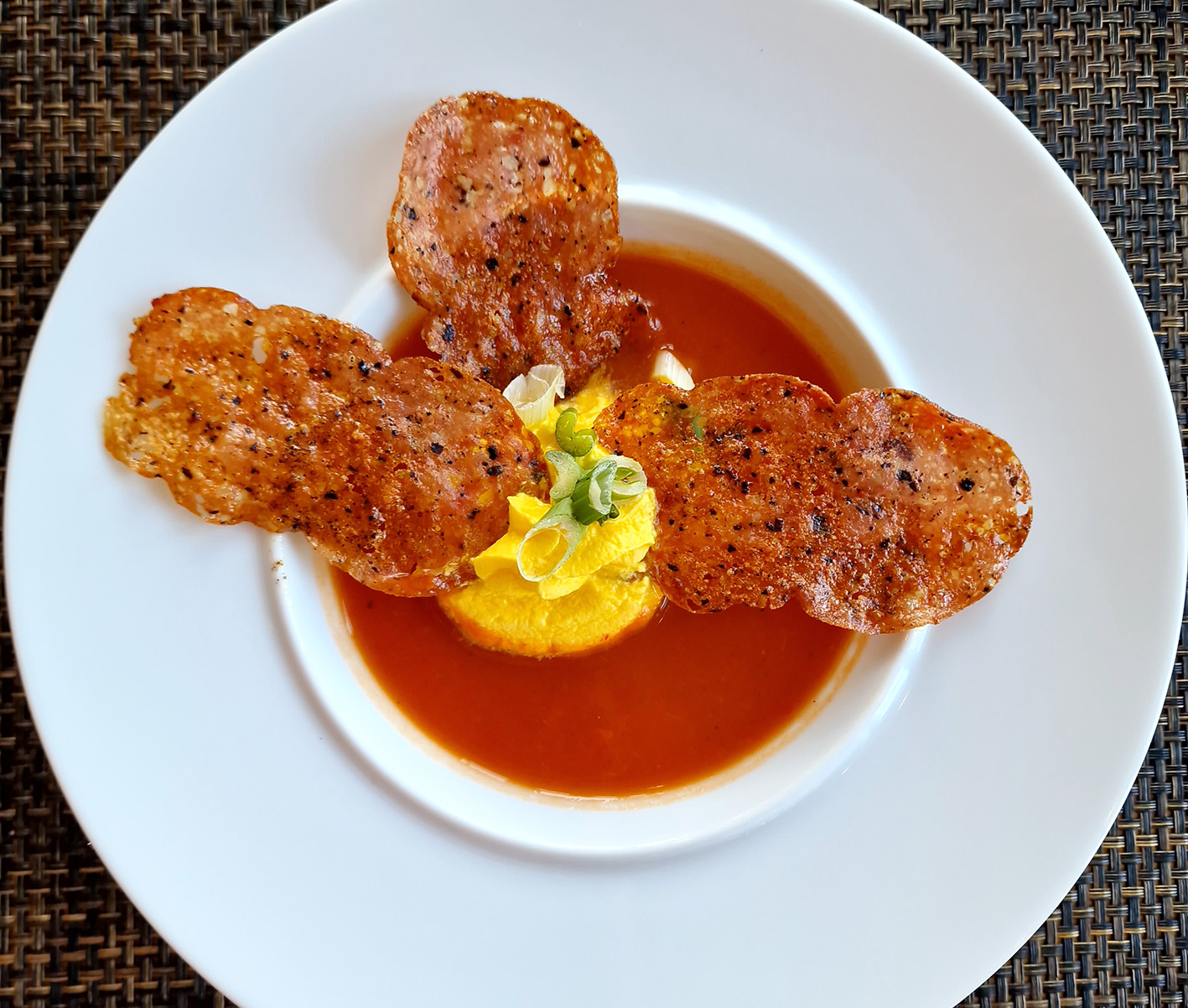 Mediterrane Tomatensuppe