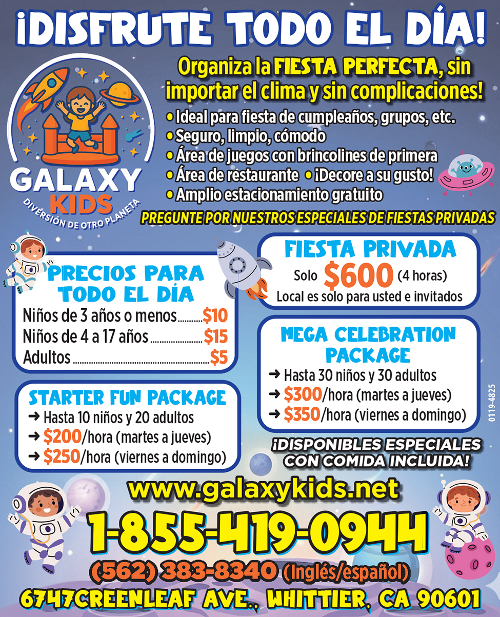 Galaxy Kids - Party packages