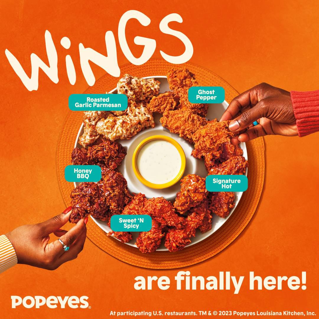 5 New Wing Flavors at Popeyes Popeyes Louisiana Kitchen Bronx (347)427-2180