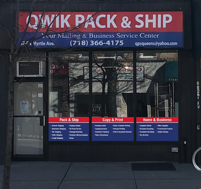 QWIK PACK & SHIP OF QUEENS - New York, NY 11385 - (718)366-4175 | ShowMeLocal.com