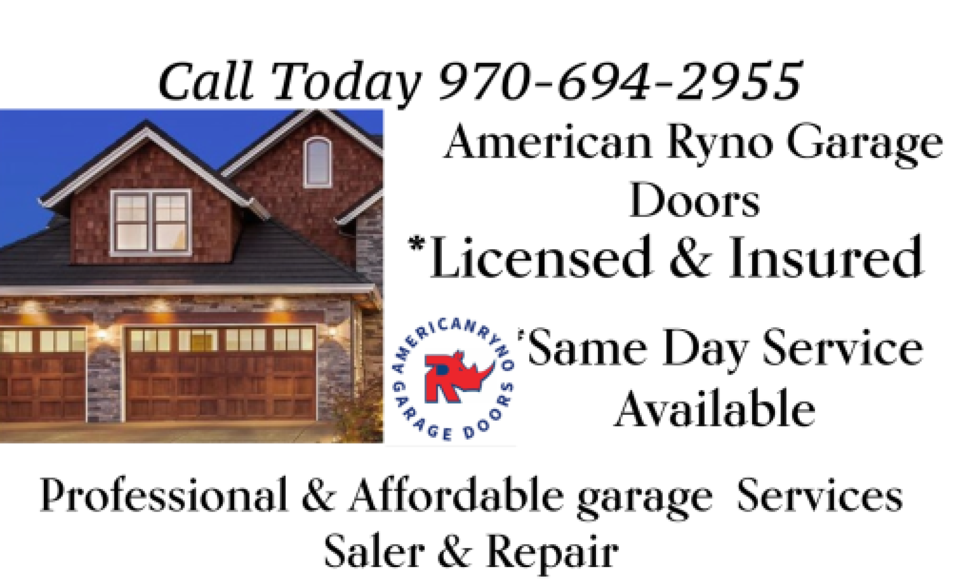 American Ryno Garage Doors