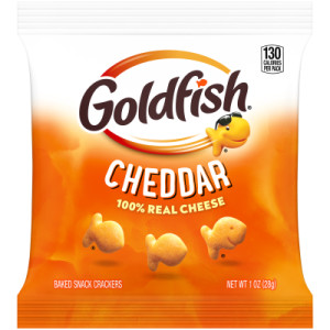 Pepperidge Farm Goldfish Baked Snack Crackers, Cheddar Cheese, 1 Ounce, Pack of 60 featured image