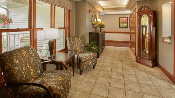 photo of the entryway into Aspirus Hospice House