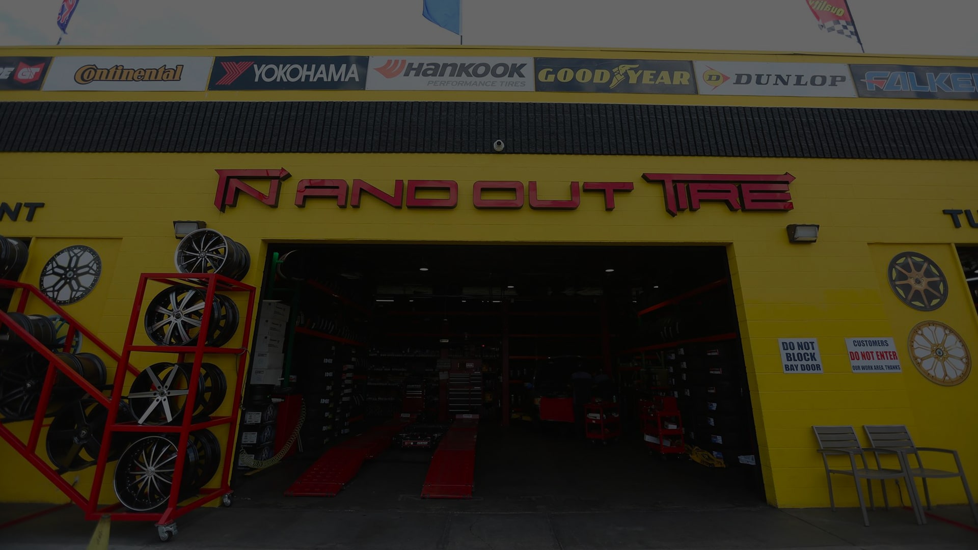 In and Out Tire storefront