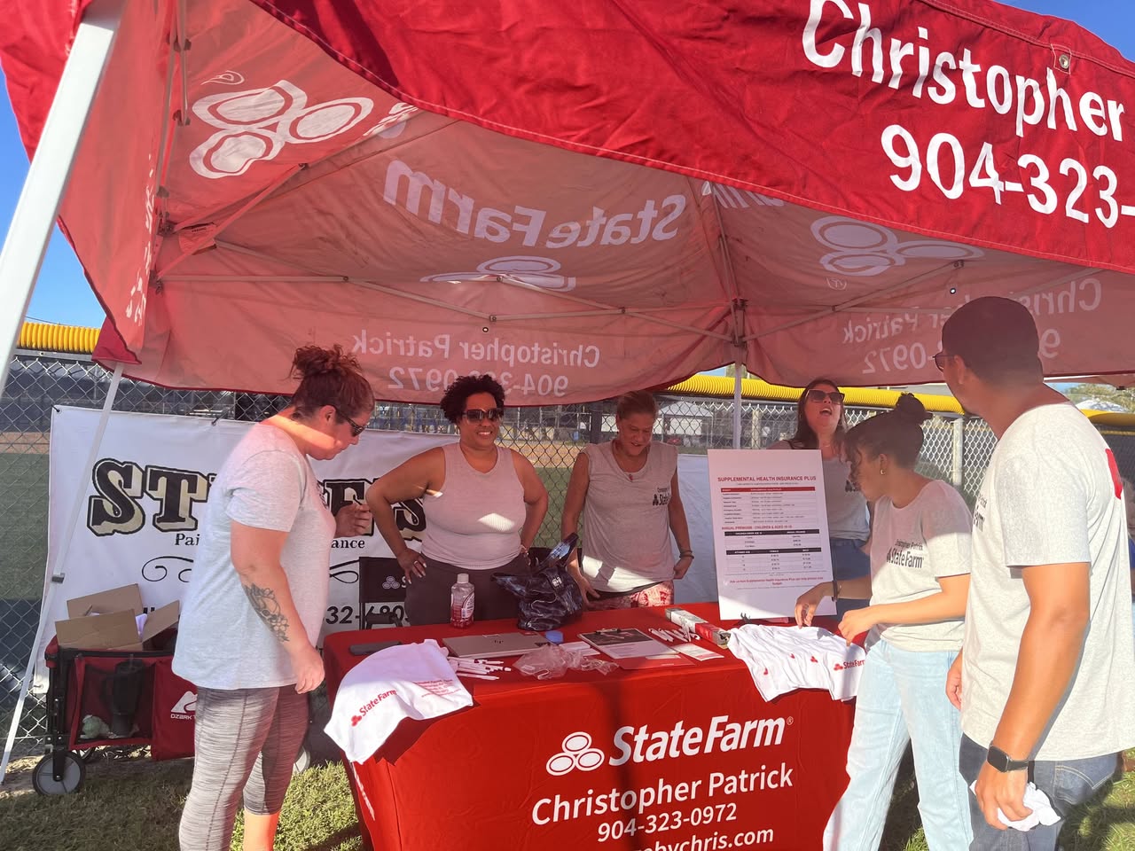 Happy Friday from Party in the Park with Fort Caroline Athletic Association. We enjoyed connecting w 