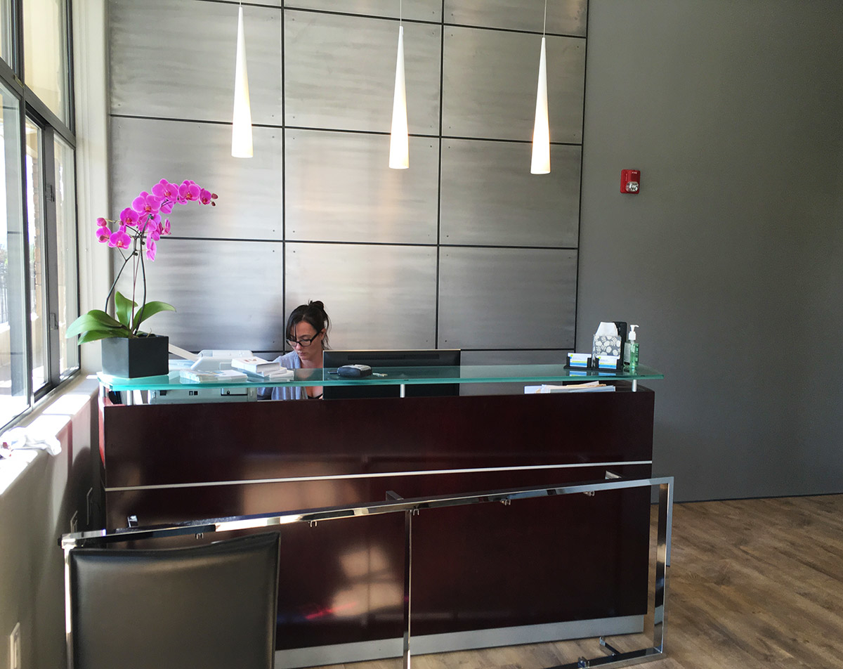 New front desk at the Vail location