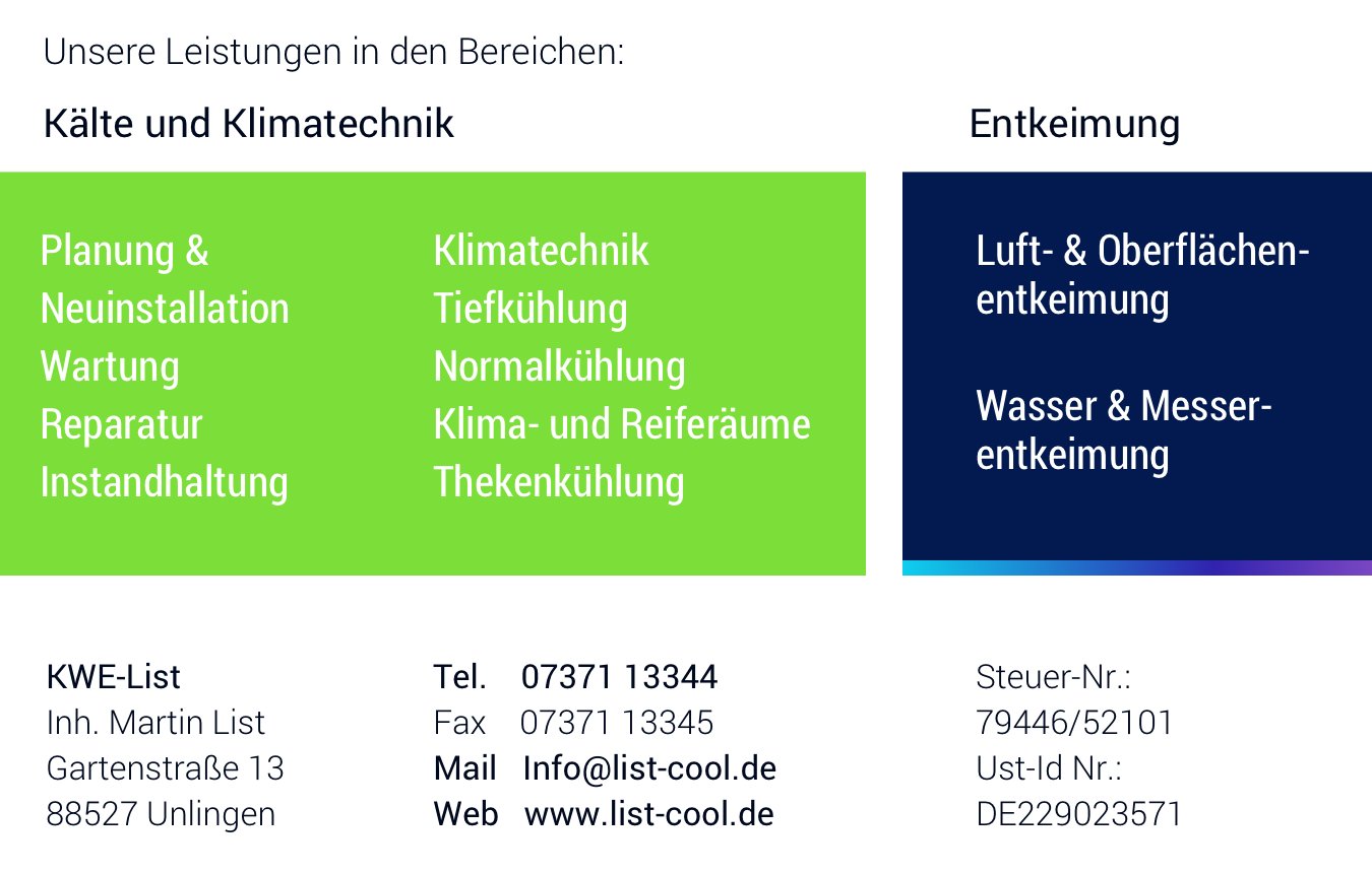 Martin List KWE - Kälte Wärme Energie Unlingen Martin List KWE - Kälte Wärme Energie Unlingen