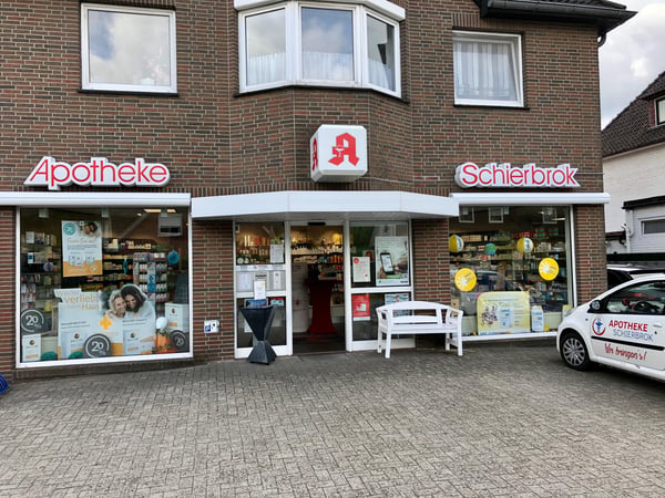 Aussenansicht der Apotheke Schierbrok