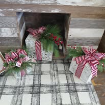 Country Wood Hearts & Lace Image