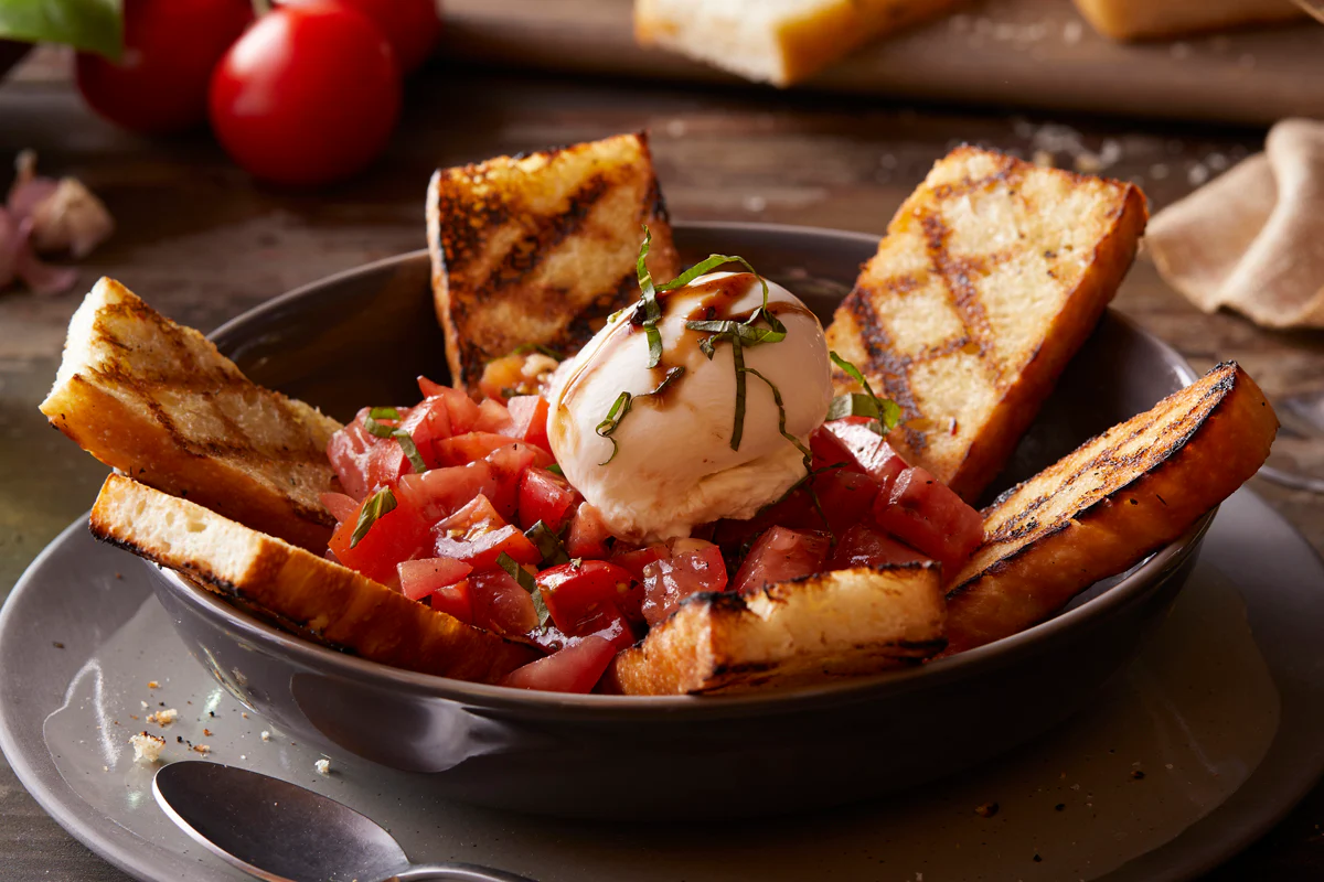 Classic Bruschetta & Burrata - Appetizers 