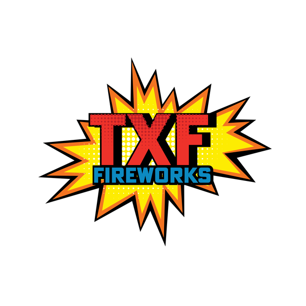 TX Fireman Fireworks Logo