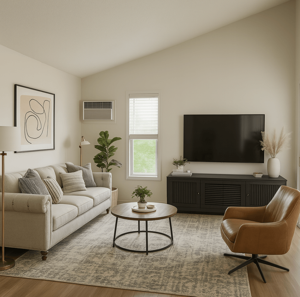 Living Room With TV
