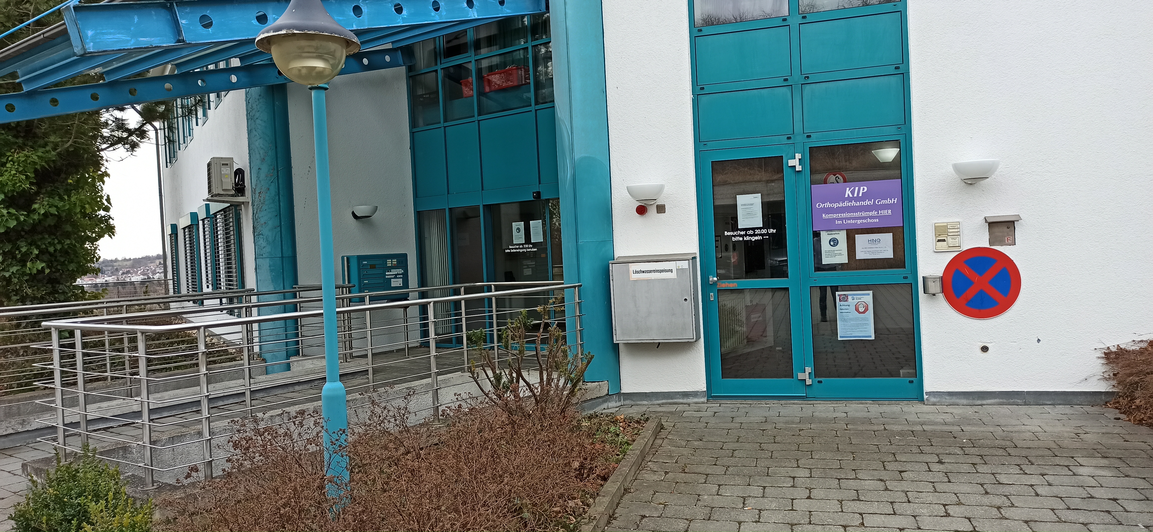 KIP Orthopädiehandel Sanitätshaus in Blaustein Eingang