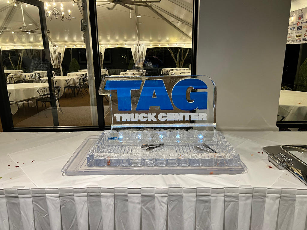 TAG Truck Center Golf Tournament Ice Sculpture