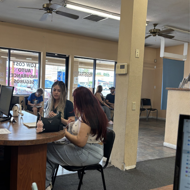 Interior of the L.A. Insurance located at 1337 West Prince Rd. in AZ 