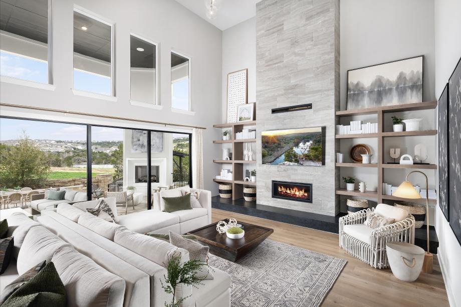 Great rooms with abundant natural light