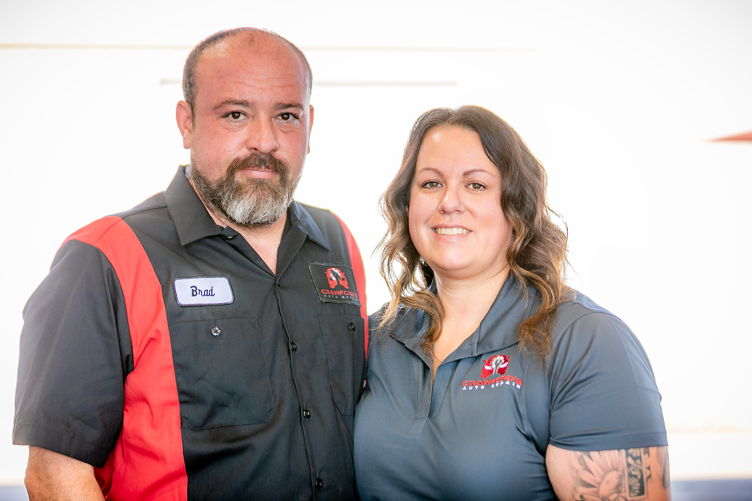 Crawford's Auto Repair Owners, Brad Weiss and Leann Weiss, Chandler, Gilbert, Sun Lakes, and nearby areas