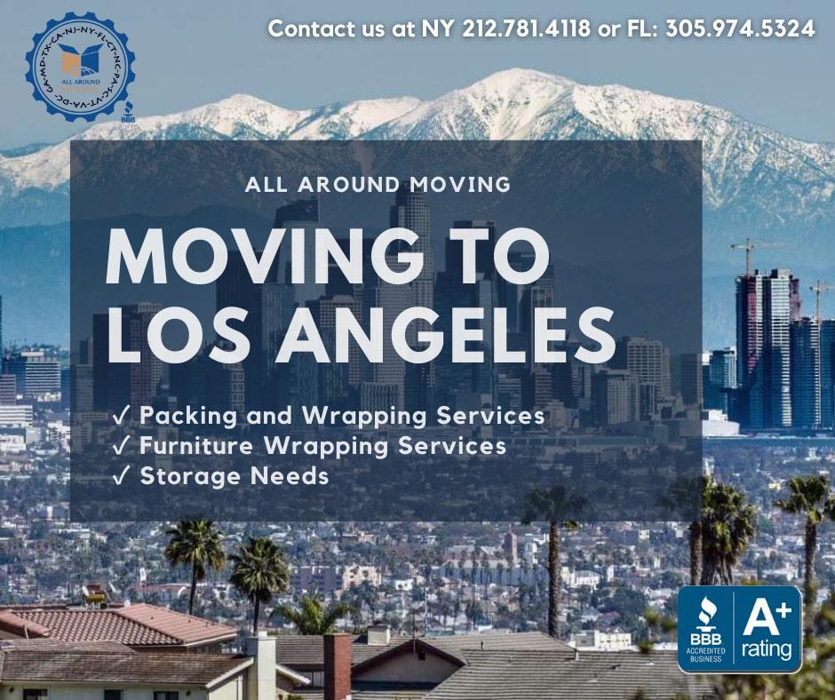 Moving to Los Angeles, California is made easy with All Around Moving