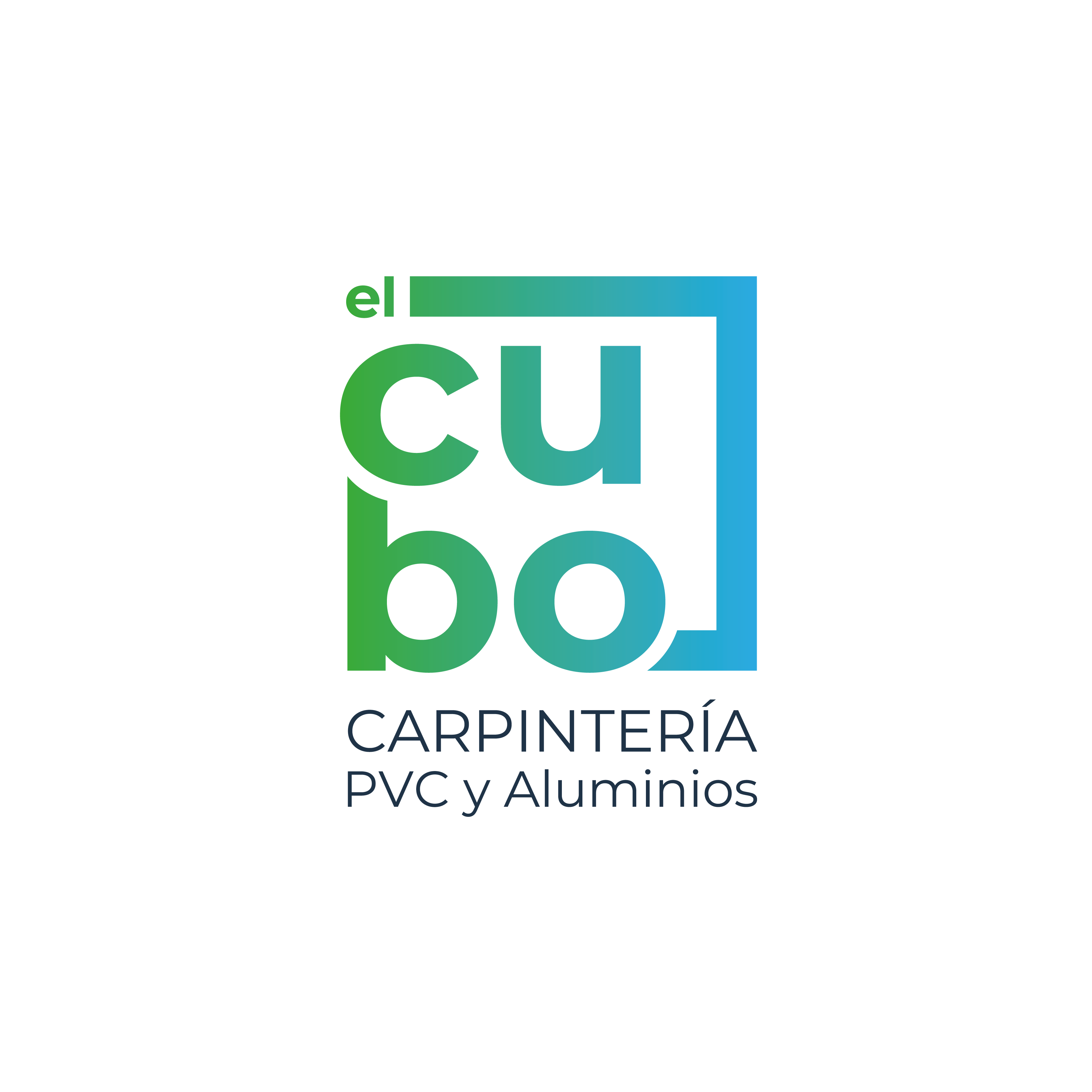 Aluminios El Cubo Logo
