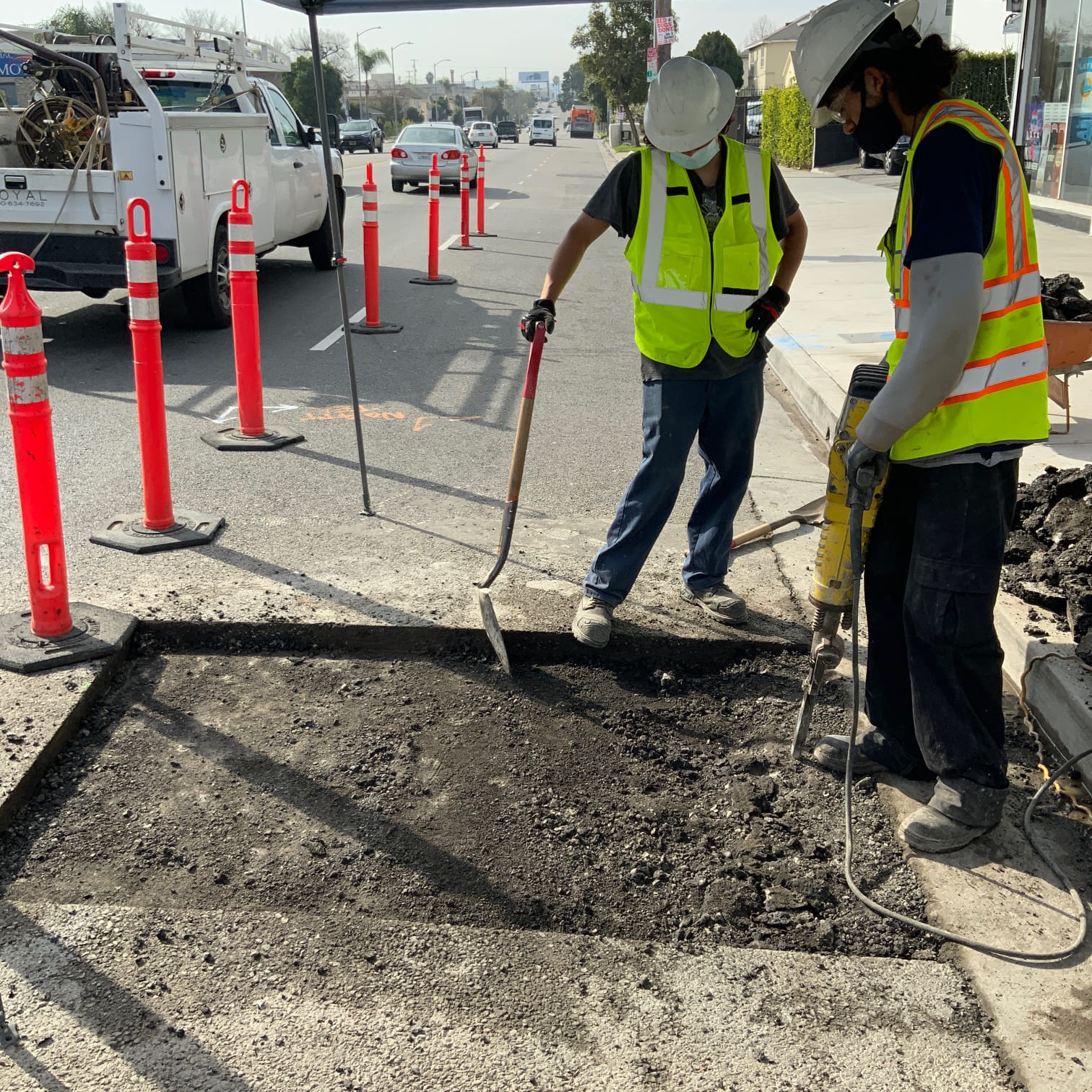 We are available for street jobs.