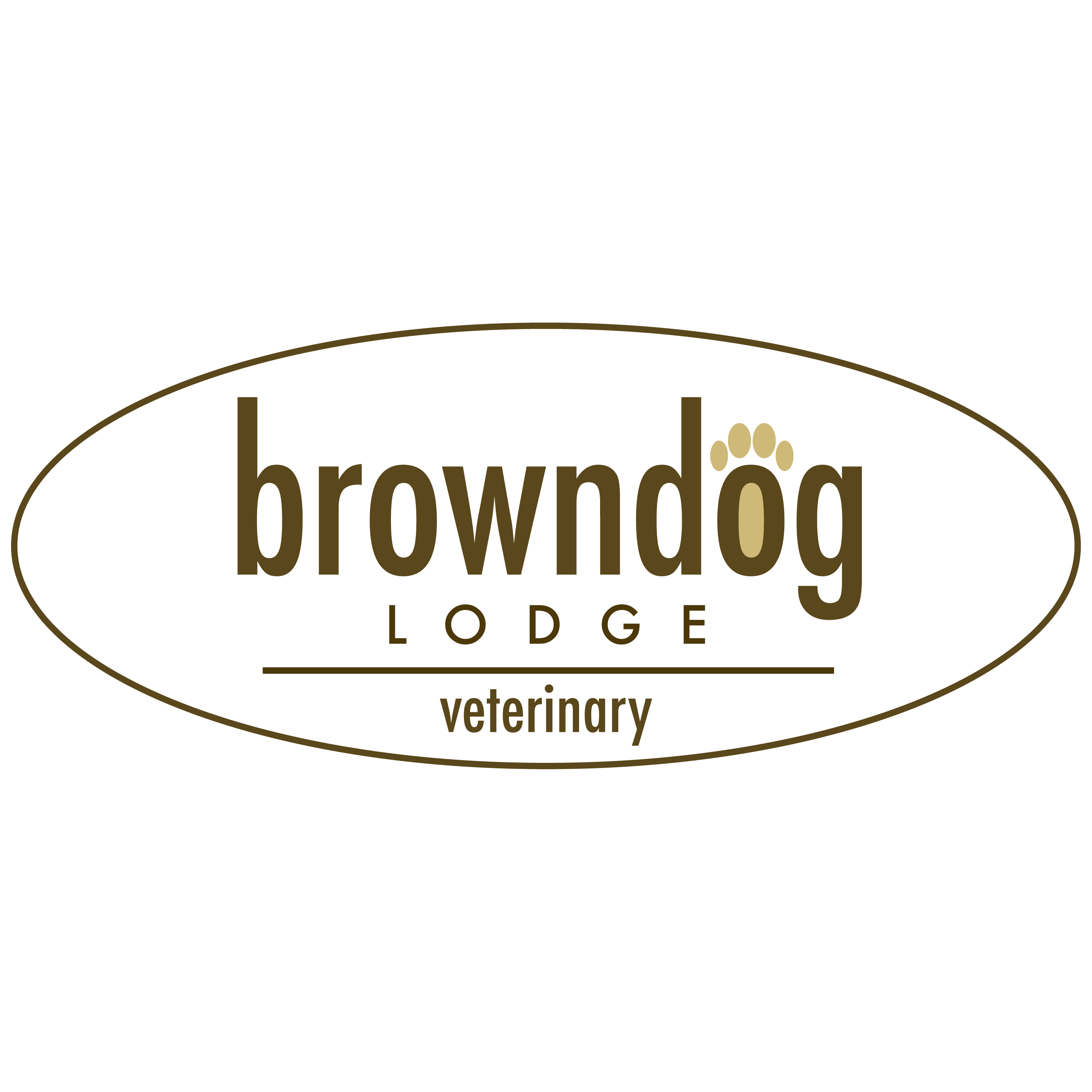 BrownDog Lodge Veterinary Clinic Logo