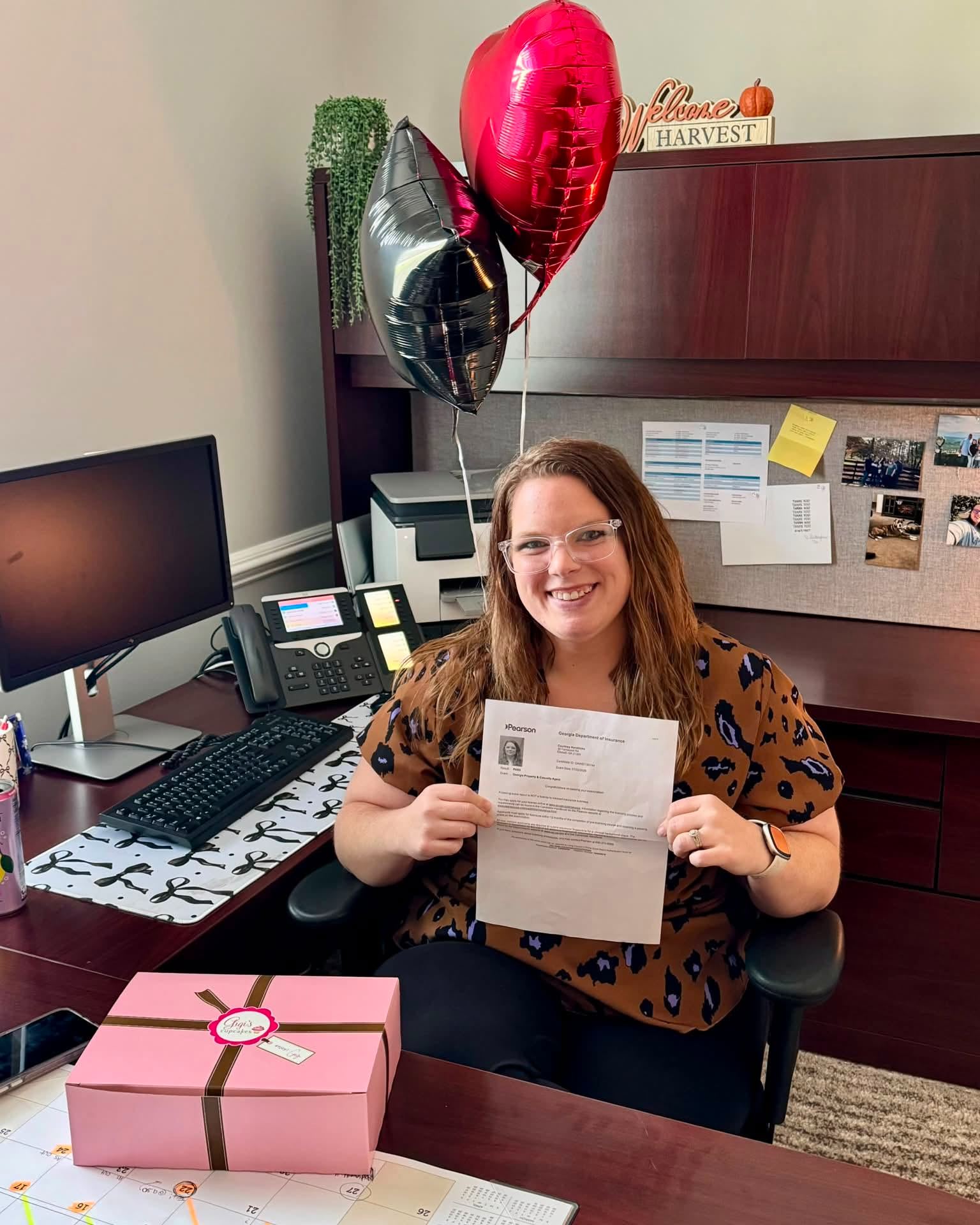Congratulations to Courtney on passing her Property and Casualty Licensing Exam! This is an exciting milestone, and we are thrilled to see her continue growing in her role. Please join us in celebrating her achievement!