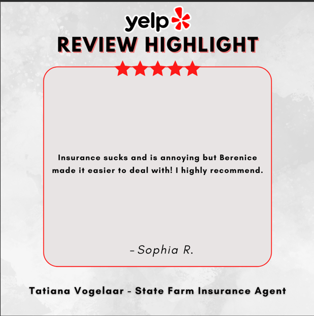 Images Tatiana Vogelaar - State Farm Insurance Agent