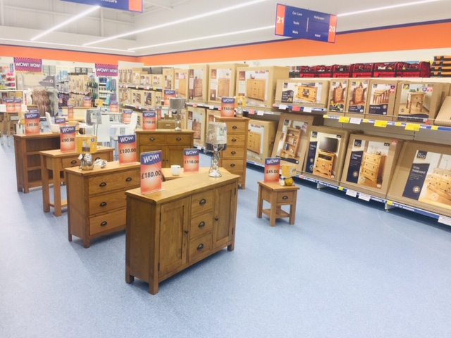 B&M's brand new store in Brislington stocks a huge range of quality furniture: everything from wardrobes and beds to coffee tables and dining sets.