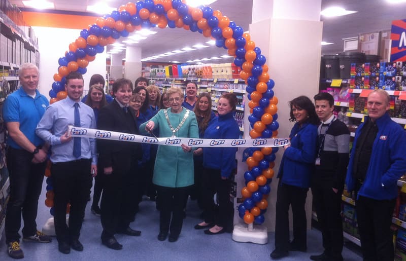 Romford store opening with the Mayor of Havering Councillor Linda Trew & Husband Graham Trew.