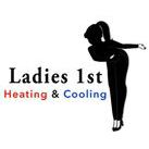 Ladies First Heating and Cooling Logo