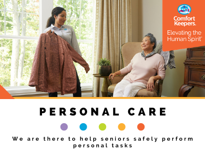 Personal hygiene services, such as washing, dressing, and grooming, are given in a respectful way. Comfort Keepers Home Care Los Angeles (323)430-9803