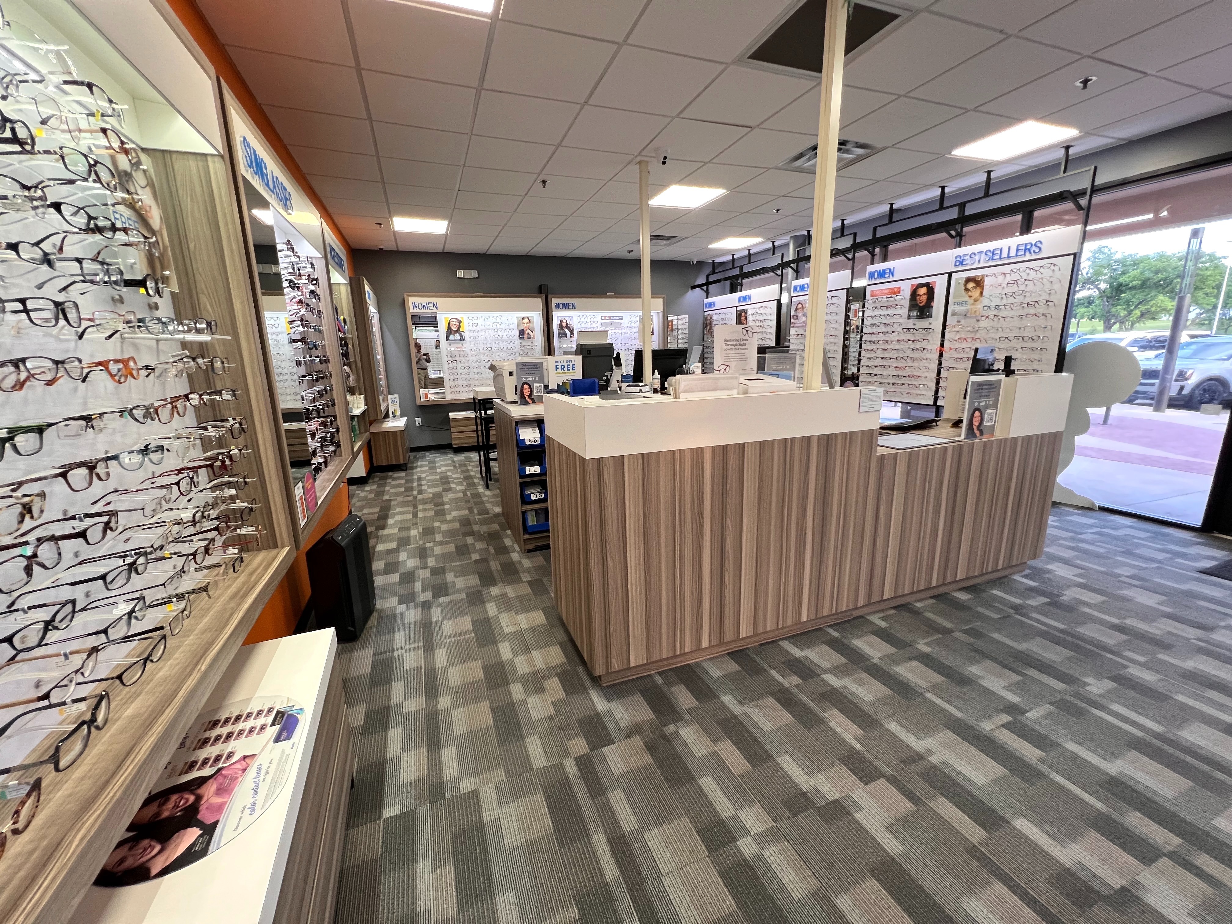 Store Interior at Stanton Optical Store Irving TX 75062