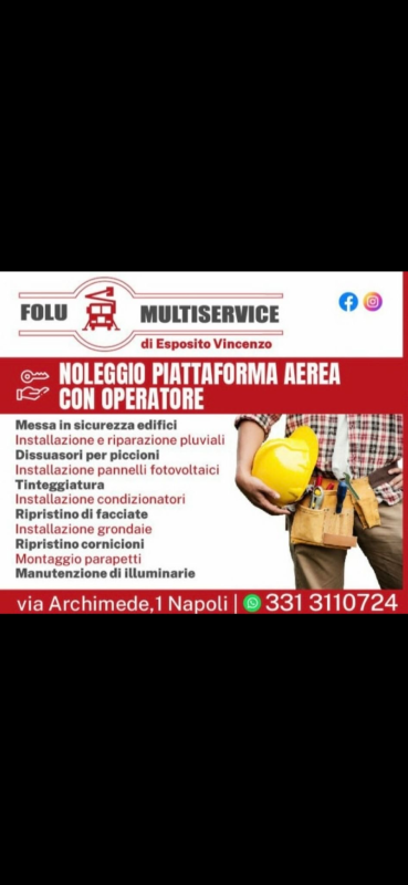 Images Folu Multiservice Noleggio Piattaforme Aeree