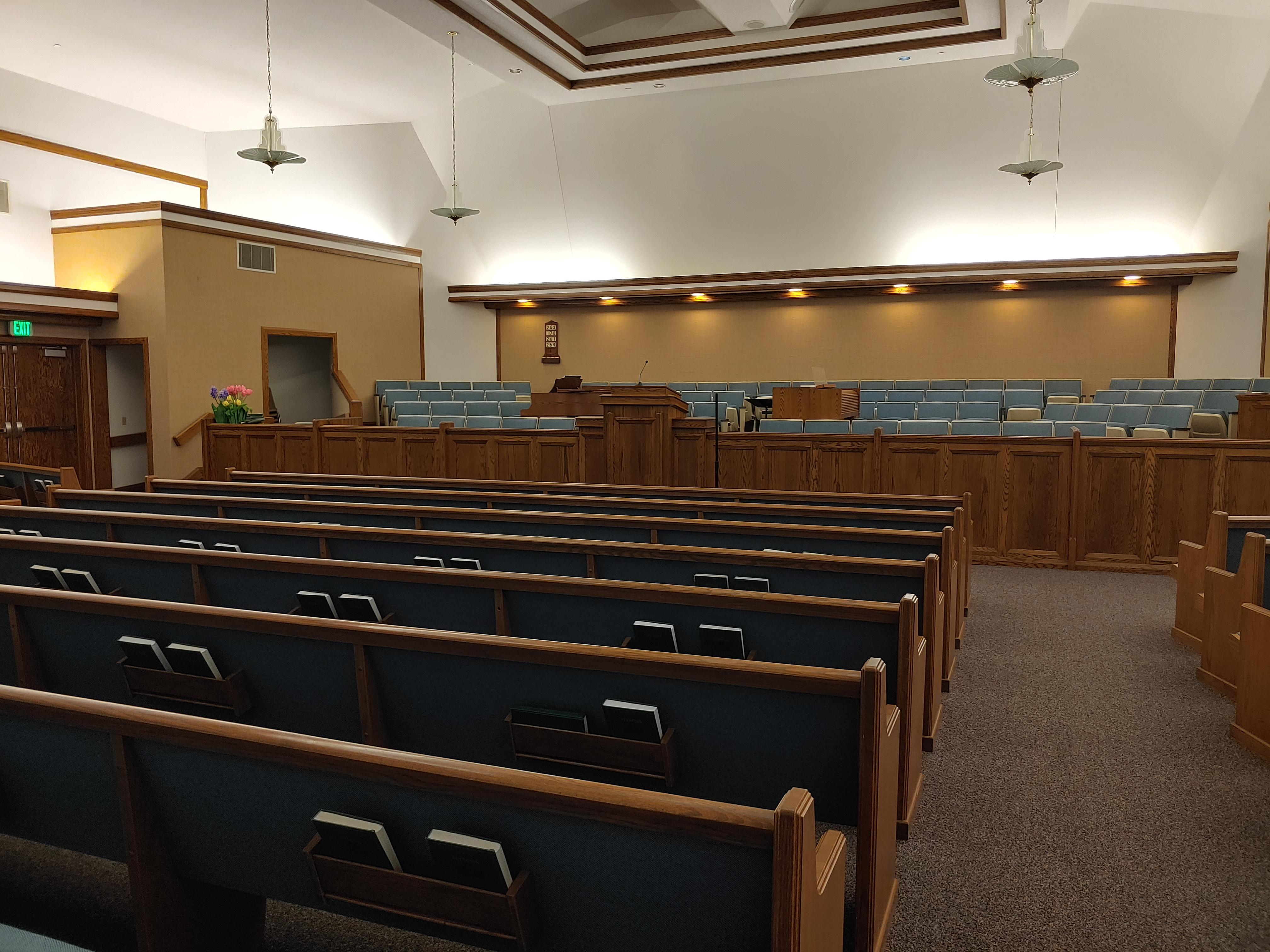 Chapel of the Perrysburg meetinghouse of The Church of Jesus Christ of Latter-day Saints located at 11050 Avenue Rd, Perrysburg, OH 43551.