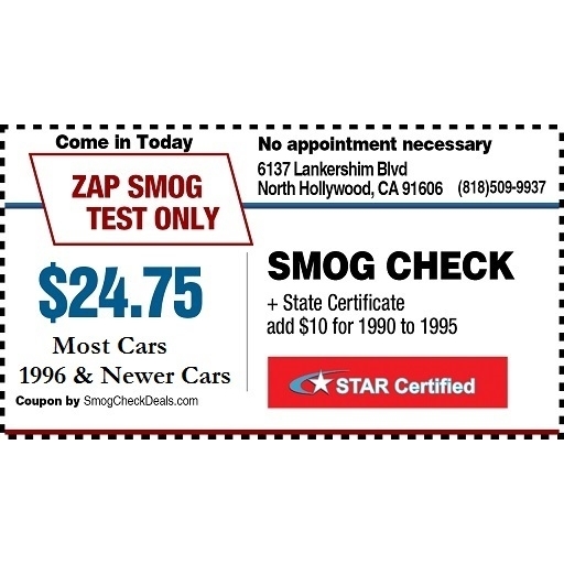 Zap Smog Test Only Center