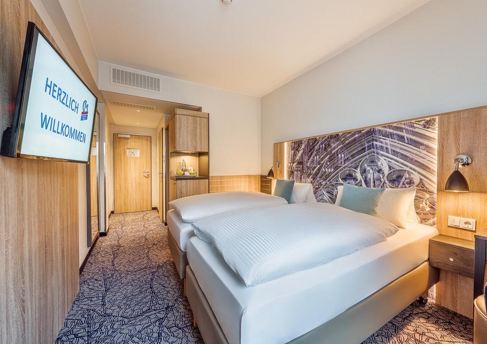 Zweibettzimmer CityClass Hotel Residence am Dom, Komfort- Superiorkategorie wahlweise mit Domblick