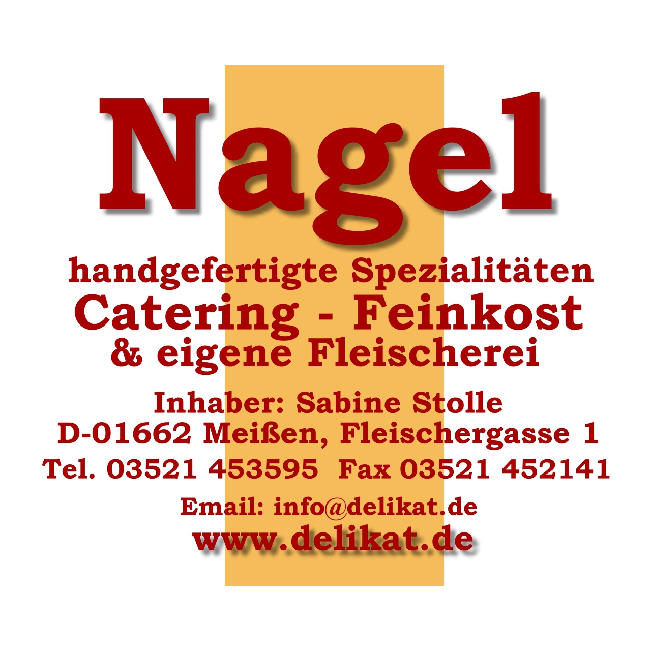 Fleischerei NAGEL in Meißen - Logo