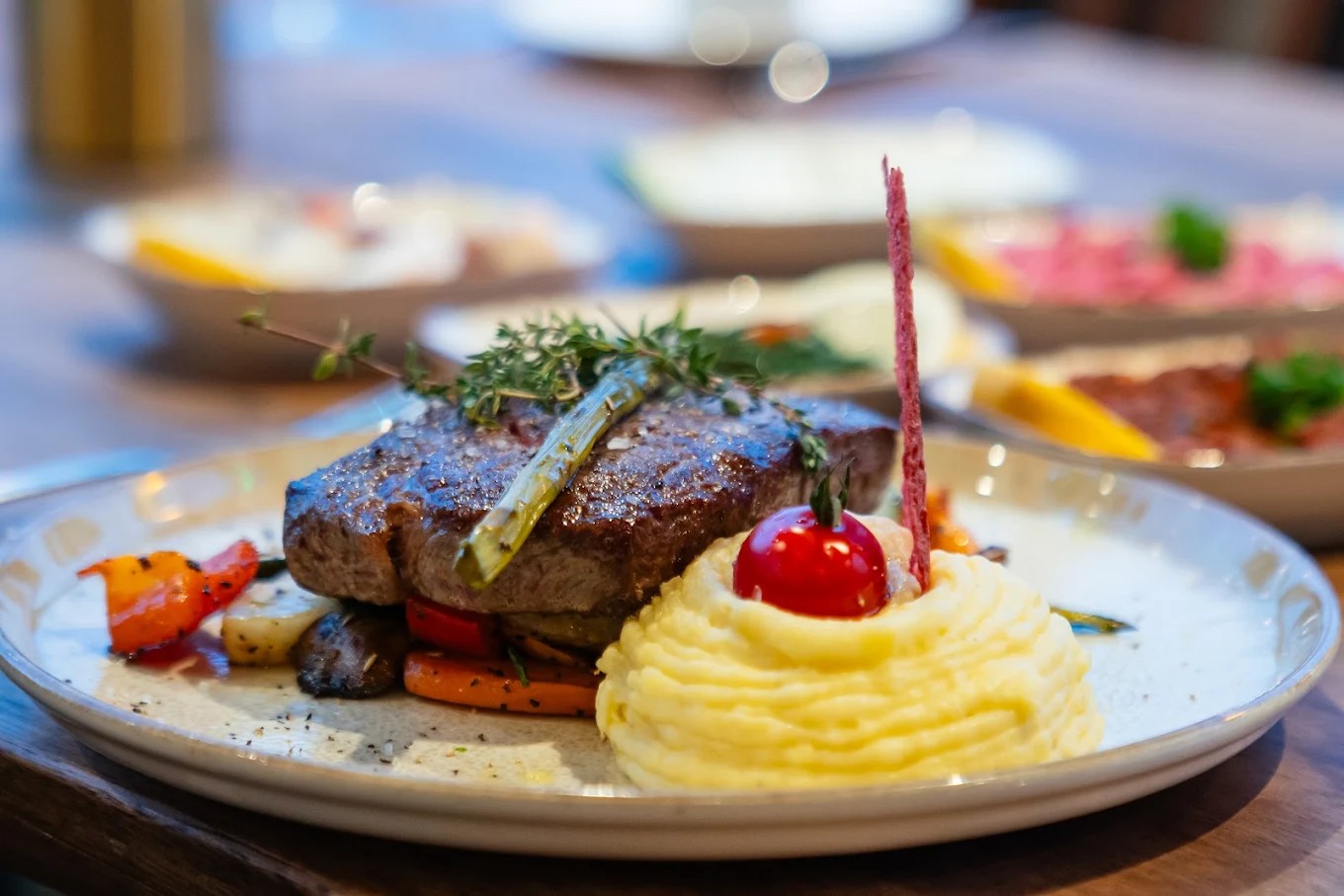 Hauptgerichte: Steak, Fisch & Vegetarisch