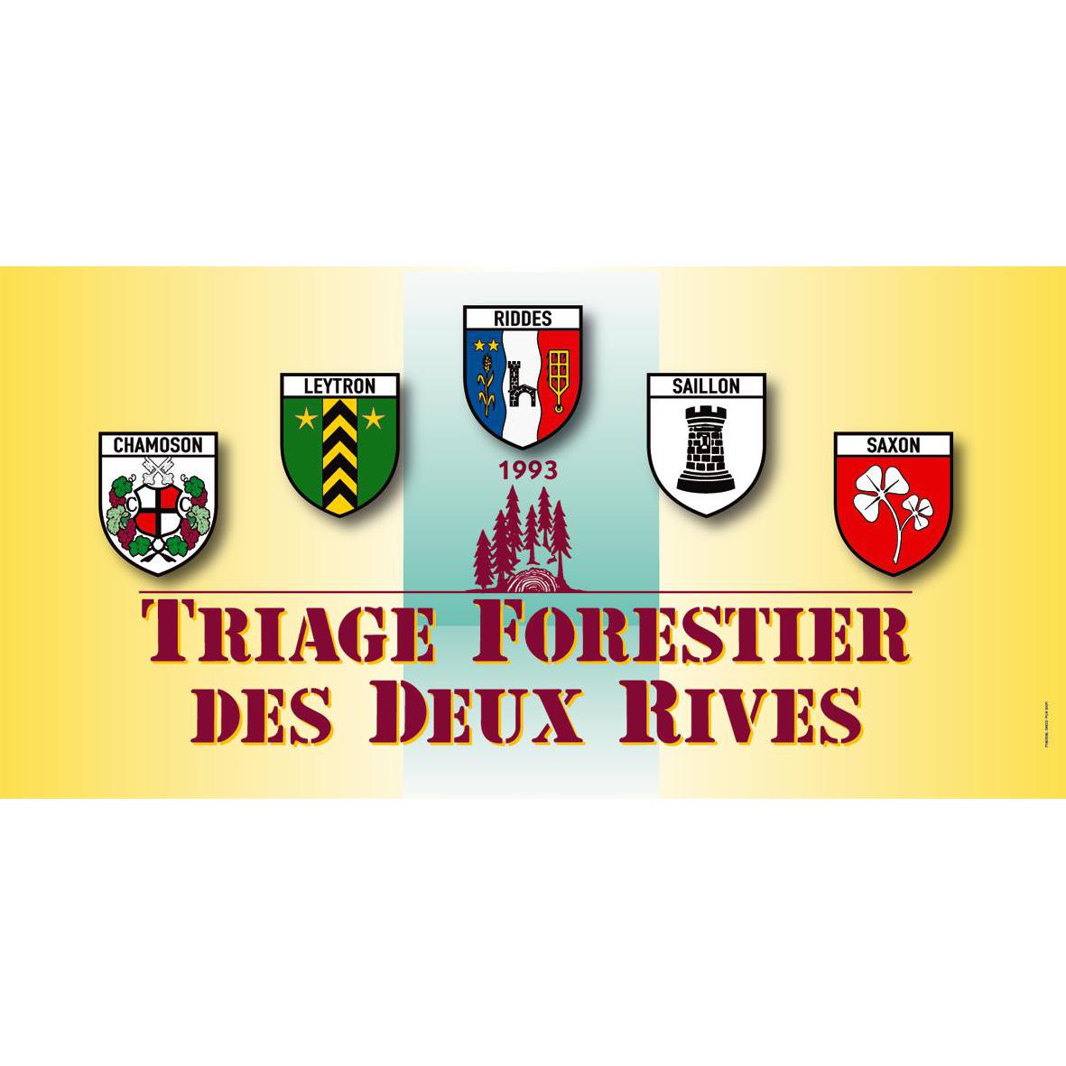 Triage forestier des deux Rives Logo