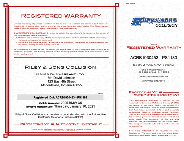 Images Riley & Sons Collision of McCordsville