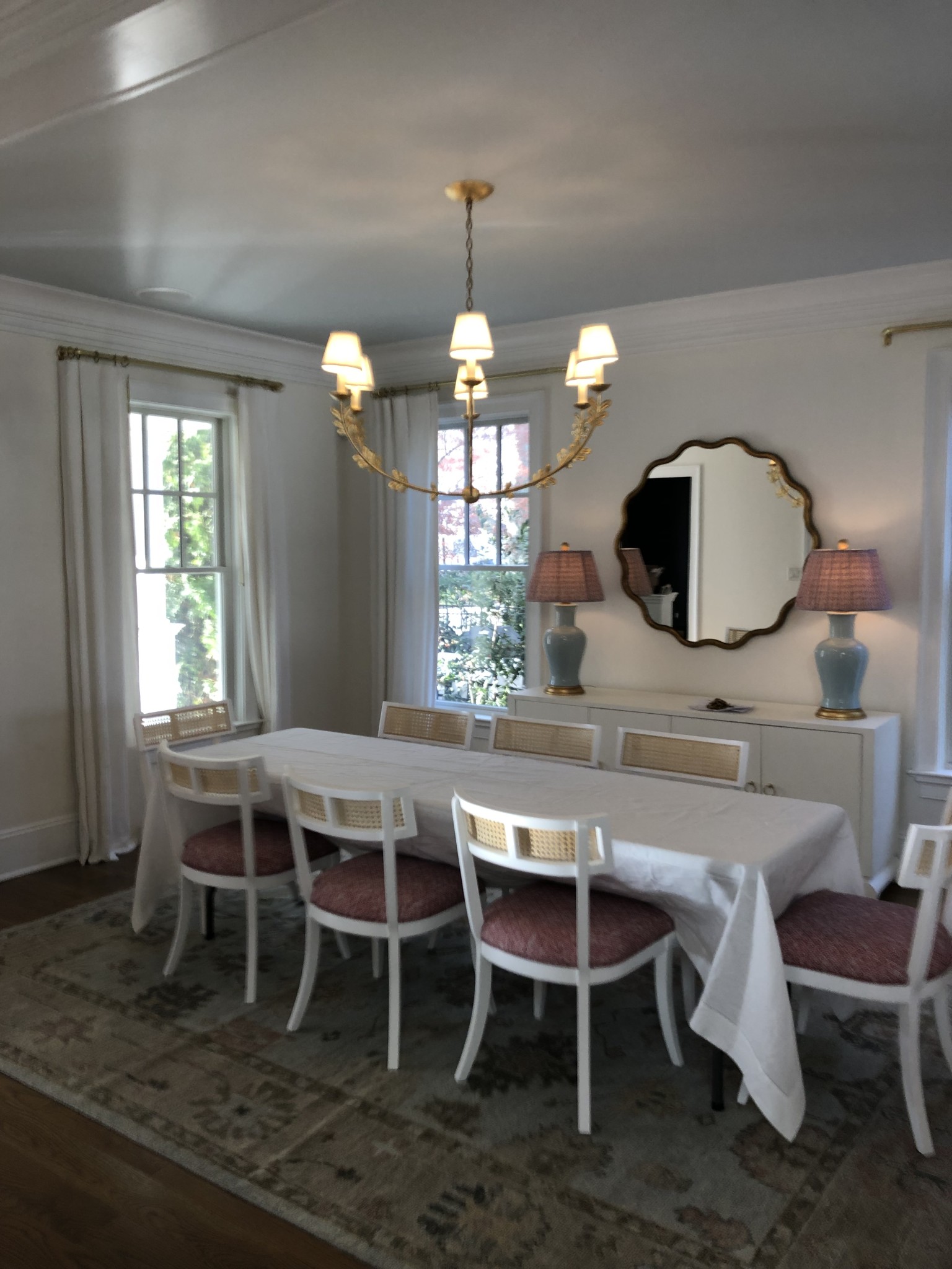 Installed a beautiful dining room chandelier manufactured by Troy Lighting. Trust us, this company crafts some truly remarkable fixtures!