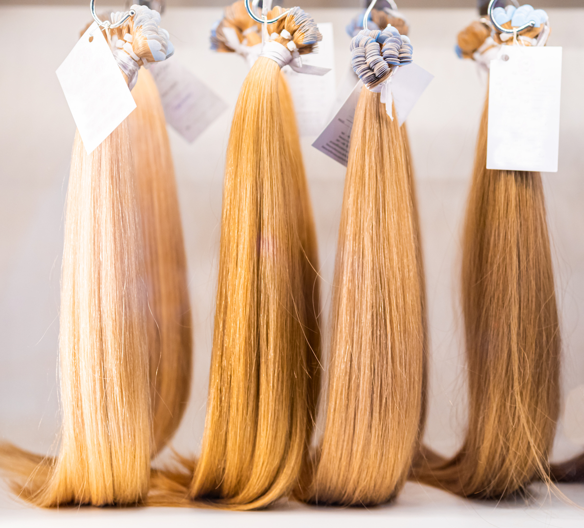 Multiple Hair Color Options for I-Tip and Tape In Hair Extensions - CB Beauty Studio & Hair Extensions