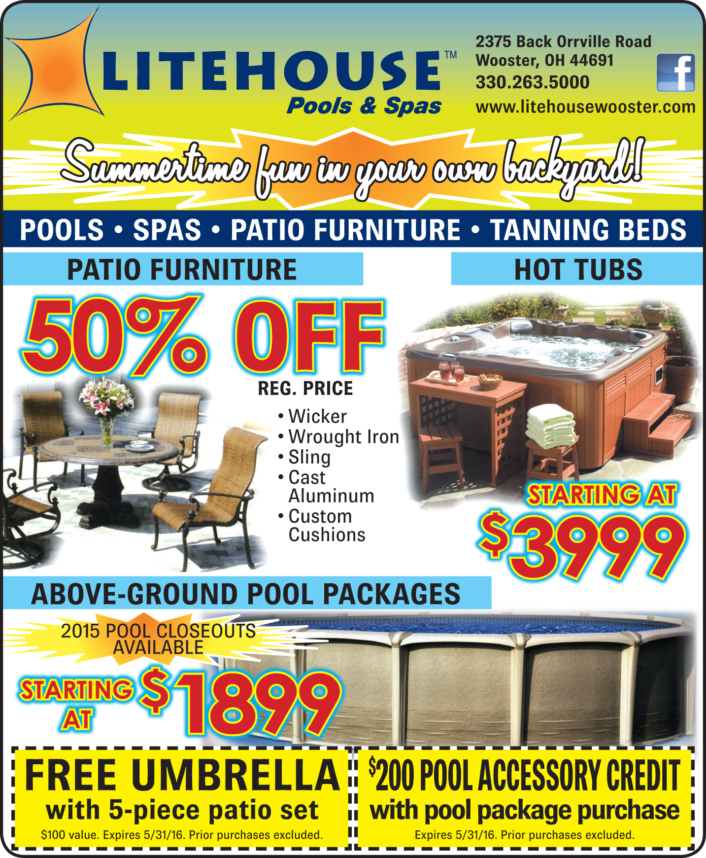 Litehouse pools coupons