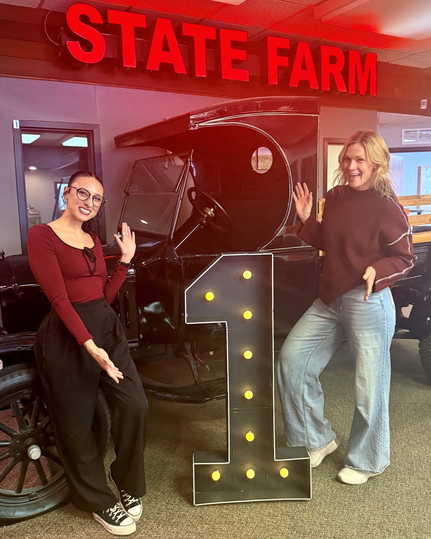 Wow, where does the time go?! Help us wish these start date twins Emily and Alicia a very special first anniversary at our office!!