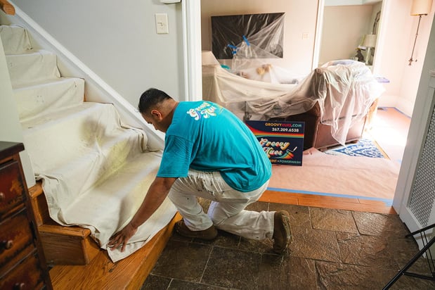 Images Groovy Hues Painting of Main Line