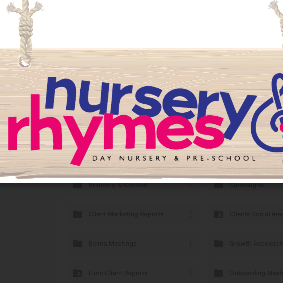 Nursery Rhymes - Knighton Logo