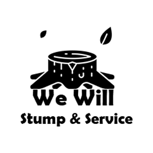 We Will Stump & Service Logo