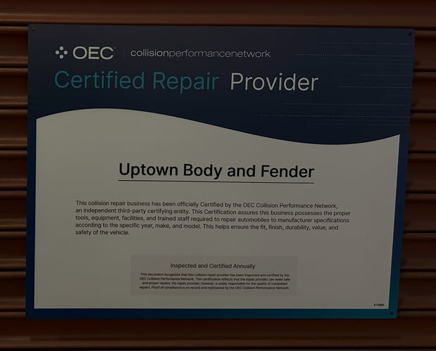 Images Uptown Body & Fender - Auto Body Shop and Collision Repair in Oakland
